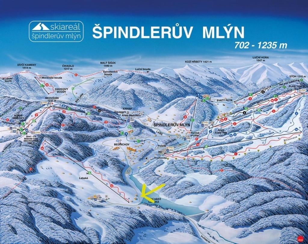 Apartman Labska 21 Ve Spindlerove Mlyne Lejlighed Špindlerŭv Mlýn Eksteriør billede